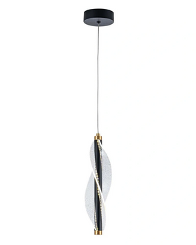 Подвесной светильник, люстра Goldlux 343246 Valentina LED 1x3W 4000K 450Lm IP20 черный 343246 фото
