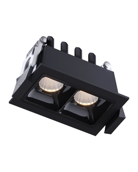 Точечный светильник Kloodi KD-POINT 2X2 4W 3K BK LED 360Lm IP20 черный KD-POINT 2X2 4W 3K BK фото