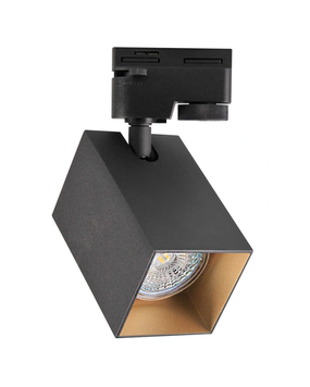 Трековый светильник Goldlux 321756 Square GU10 1x10W IP20 BK 052047 фото