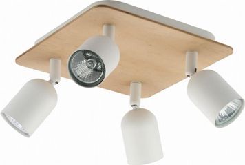 Спот TK Lighting TKL3297 TOP WOOD 4 IP20 4xGU10 белый TKL3297 фото