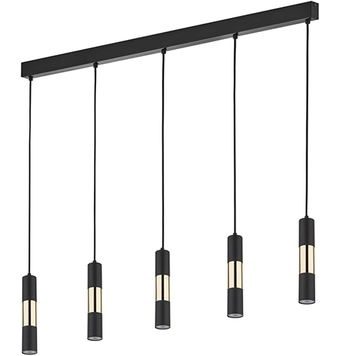 Підвісний світильник TK LIGHTING TKL4758 VIVIEN BLACK/GOLD 5xGU10 TKL4758 фото