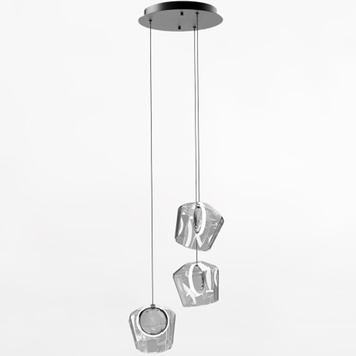 Подвесной светильник, люстра COLORE Zuma Line MD3350A-3BL/C 3xLED 6W 402lm 3000K прозрачный MD3350A-3BL/C фото