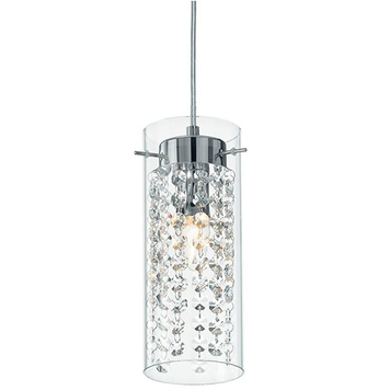 Подвесной светильник IDEAL LUX IL52359 IGUAZU SP1 1хЕ27 IP20 хром IL52359 фото