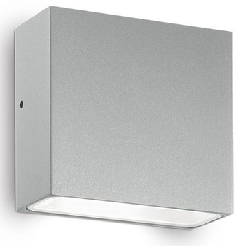 Фасадний світильник IDEAL LUX IL113760 TETRIS-1 AP1 GRIGIO 1хG9 IP44 сірий IL113760 фото