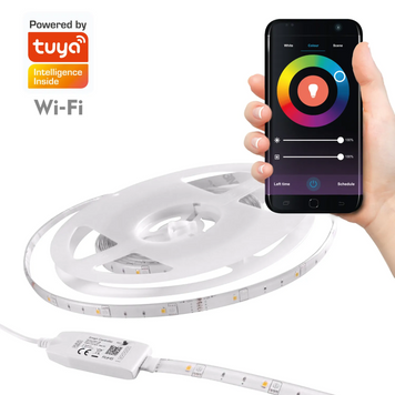 Світлодіодна стрічка POLUX 5901508313898 SMD LED WiFi 2м 3000K + 6000K + RGB IP65 680lm 5901508313898 фото