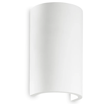 Бра IDEAL LUX IL214696 FLASH GESSO AP1 ROUND 1хG9 IP20 гипс, белый IL214696 фото