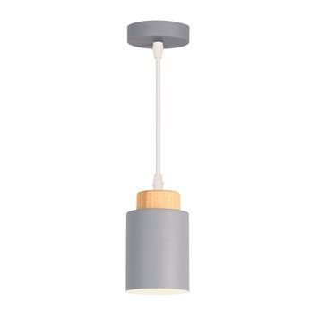 Світильник VELMAX V-CL-MUG-Gr-Wh, max 60W, E27, 230V 23-10-41 фото