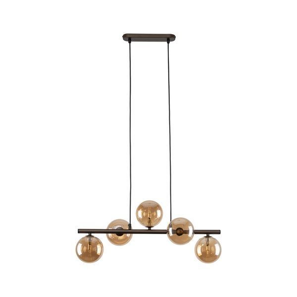 Подвесной светильник TK Lighting TKL6105 ESTERA BROWN LAMPA WISZ?CA 5xG9 желтый TKL6105 фото