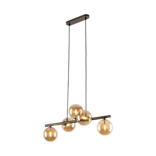 Подвесной светильник TK Lighting TKL6105 ESTERA BROWN LAMPA WISZ?CA 5xG9 желтый TKL6105 фото