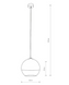 Подвесной светильник, люстра Nowodvorski 7606 Globe plus E27 1x60W IP20 Черный 7606 фото 2