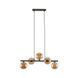 Подвесной светильник TK Lighting TKL6105 ESTERA BROWN LAMPA WISZ?CA 5xG9 желтый TKL6105 фото 4