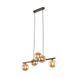Подвесной светильник TK Lighting TKL6105 ESTERA BROWN LAMPA WISZ?CA 5xG9 желтый TKL6105 фото 2