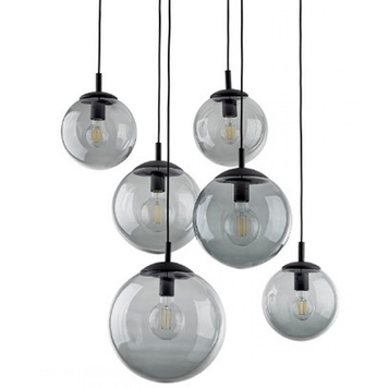 Люстра підвісний світильник TK-Lighting TKL5384 ESME GRAPHITE LAMPA WISZACA LISTWA 6xE27 IP20 графітовий TKL5384 фото