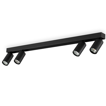 Накладной спот Ideal Lux IL328195 PROFILO PL4 NERO 4xGU10 IP20 черный IL328195 фото