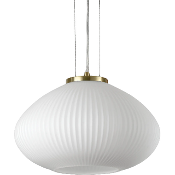 Люстра подвесная IDEAL LUX IL264547 PLISSE' SP1 D35 CROMO 1хЕ27 IP20 белый IL264547 фото