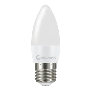 LED лампа VELMAX V-C37, 4W, 220V, E27, 4100K, 360Lm, EMC 21-13-42 фото