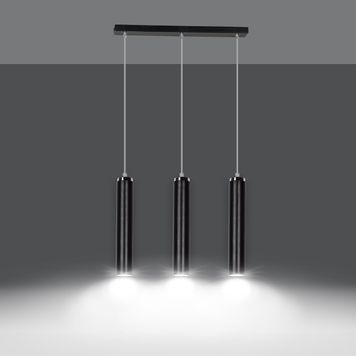 Подвесной светильник Emibig LUNA 3 BLACK GU10 IP20 черный 956/3 956/3 фото