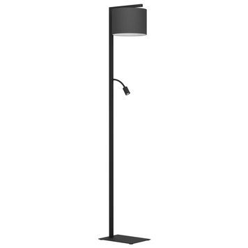 Торшер EGLO E390068 Foligno 1xE27 + 1x3.5 Вт LED, 380лм, 3000К E390068 фото