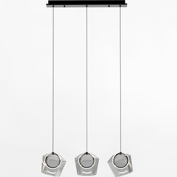 Подвесной светильник, люстра COLORE Zuma Line MD3350B-3BL/C LED 3x6W 402lm 3000K прозрачный MD3350B-3BL/C фото