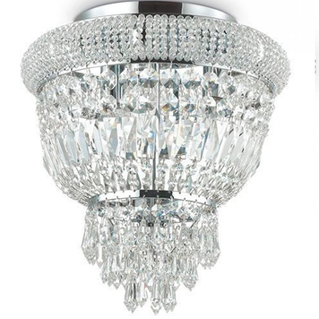 Потолочная люстра IDEAL-LUX IL207162 DUBAI PL3 CROMO 3xЕ14 IP20 хром IL207162 фото
