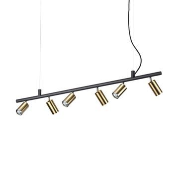 Підвісна люстра Ideal Lux IL244648 DYNAMITE SP4 OTTONE GU10 латунний IL244648 фото