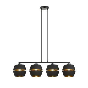 Підвісний світильник PIANO 4 BLACK/GOLD Emibig E27 чорний, золотий 1183/4 1183/4 фото