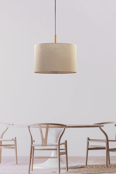 Люстра TK Lighting TKL6107 DEVA NATURE E27 IP20 бежевий TKL6107 фото