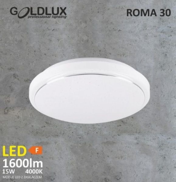Світильник стельовий Goldlux ROMA Led 1x15W 4000K 1600Lm IP20 318961 318961 фото
