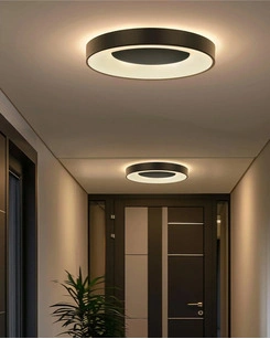 Люстра с пультом светодиодная, потолочный светильник Goldlux 326720 Witold 50 Led 1x72W 3000K-6000K 8000Lm IP44 Bk 094425 фото
