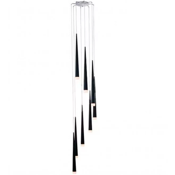 Люстра STYLO 8 BLACK AZZARDO AZ0161 AZ0161 фото