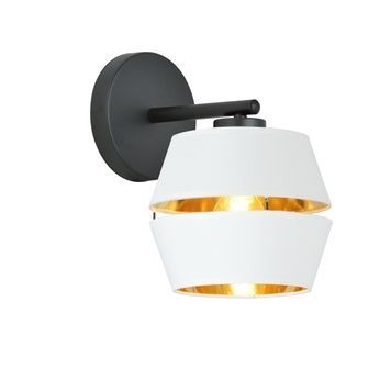 Настенный светильник  PIANO K1 WHITE/GOLD Emibig E27 IP20 белый, золотой 1182/K1 1182/K1 фото