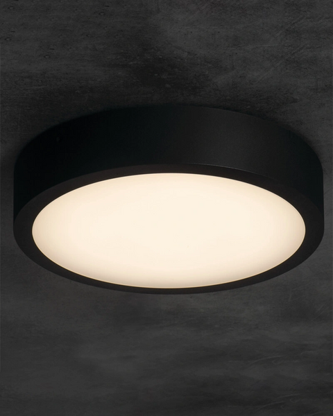 Світильник стельовий Kanlux 39026 Daber LED 1x12W/20W 3000K/3500K/4000K 2560Lm IP66 чорний 39026 фото