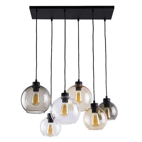 Люстра подвесная TK-Lighting TKL2164 CUBUS 6XE27 черный TKL2164 фото