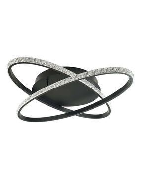 Люстра Goldlux 336729 Diana LED 1x34W 4000K 4500Lm IP20 чорна 336729 фото