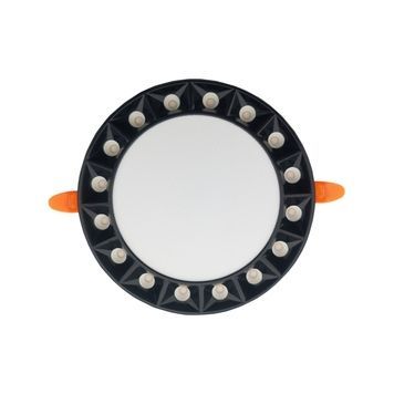 Світлодіодний світильник вбудований LED HARLEY-16 16W 3000K-6500K чорний 016-074-0016-020 фото