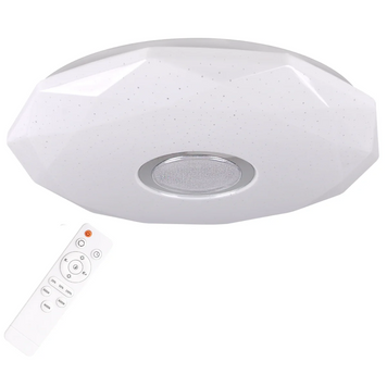 Светильник потолочный с пультом DIAMOND 80 Goldlux LED 1x80W 3000K-6500K 6800Lm IP20 белый 313553 313553 фото