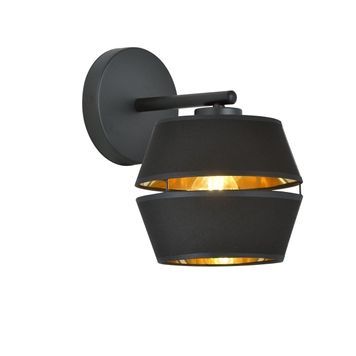 Настенный светильник PIANO K1 BLACK/GOLD Emibig E27 IP20 черный, золотой 1183/K1 1183/K1 фото