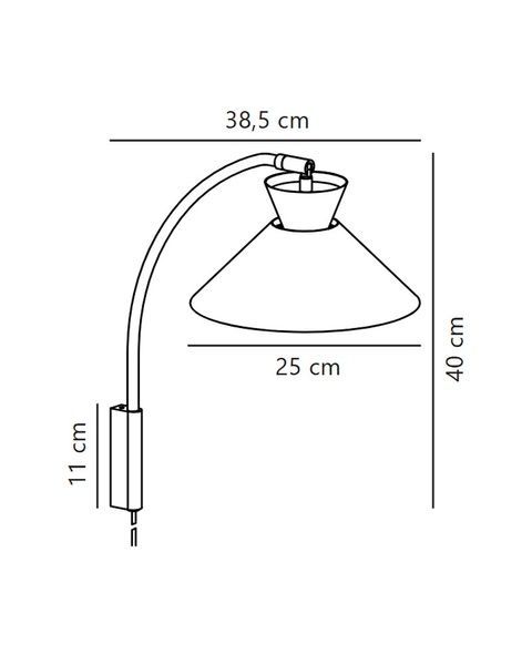Бра, настінний світильник Nordlux 2213371003 Dial E27 1x40W IP20 2213371003 фото
