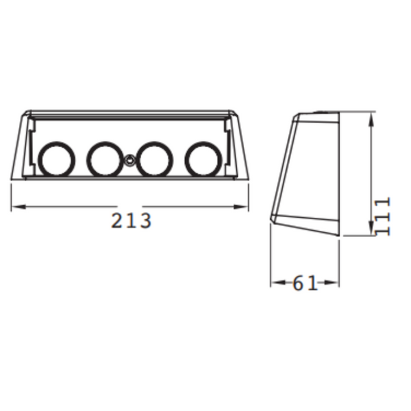 Фасадный LED светильник HOROZ ELECTRIC MALIBU-8 3CCT 078-017-0008-020 черный 078-017-0008-020 фото