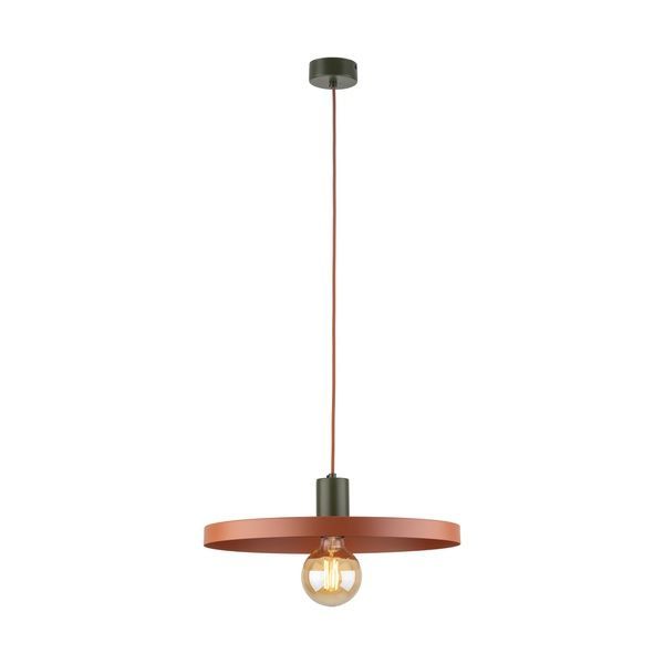 Подвесная люстра TK-Lighting TKL10750 SILA GREEN BRICK 1XE27 LAMPA WISZ?CA 400 E27 IP20 красный, зелёный TKL10750 фото