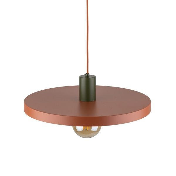 Подвесная люстра TK-Lighting TKL10750 SILA GREEN BRICK 1XE27 LAMPA WISZ?CA 400 E27 IP20 красный, зелёный TKL10750 фото