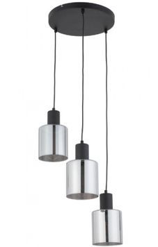 Подвесной светильник, TK-lighting TKL6655 SIERRA BLACK LAMPA WISZACA 3 хE27 IP20 серый TKL6655 фото