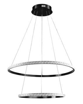 Люстра Goldlux 336736 Diana LED 2x44W 4000K 6200Lm IP20 чорна 336736 фото