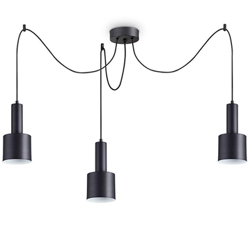 Люстра підвісна IDEAL LUX IL231594 HOLLY SP3 NERO 3хЕ27 IP20 чорний IL231594 фото