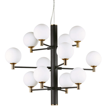 Люстра підвісна IDEAL LUX IL197319 COPERNICO SP12 12хЕ27 IP20 чорний IL197319 фото