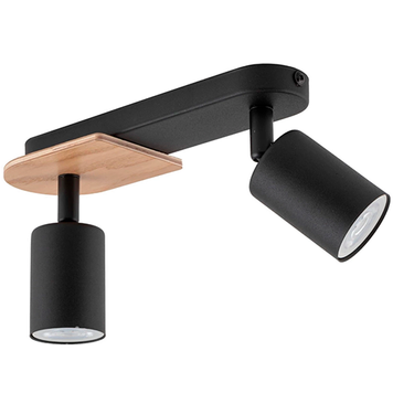 Спот TK-Lighting TKL4674 COVER WOOD 2xGU10 чёрный TKL4674 фото