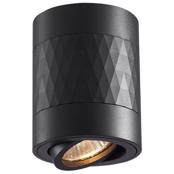 Точечный светильник POLUX 5901508319838 RUBIN ROMB GU10 1x10W IP20 черный 5901508319838 фото