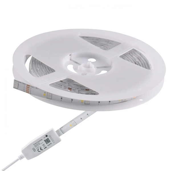 Светодиодная лента POLUX 5901508313911 SMD LED WiFi 5м 3000K + 6000K + RGB IP65 1700lm музыкальная функция 5901508313911 фото
