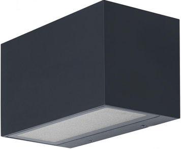 Світильник настінний Ledvance Smart+ Wifi Brick Wall Wide UpDown RGBW 14 Вт IP44 темно-сірий 4058075564404 фото
