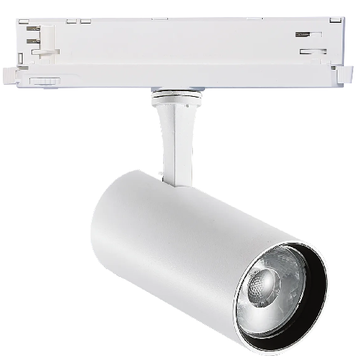 Трековий світильник IDEAL-LUX IL302607 FOX TR 3-PHASE 25W CRI90 3000K 1-10V WH IL302607 фото